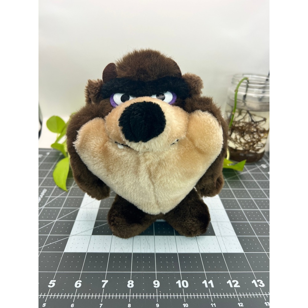Vintage 1993 Looney Tunes Tasmanian Devil Taz Plush 9" The 24K Company